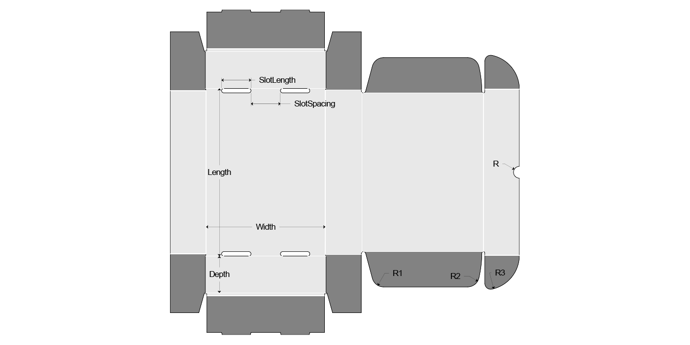 B021_2Slot Flap ChLock (F427) - View 2
